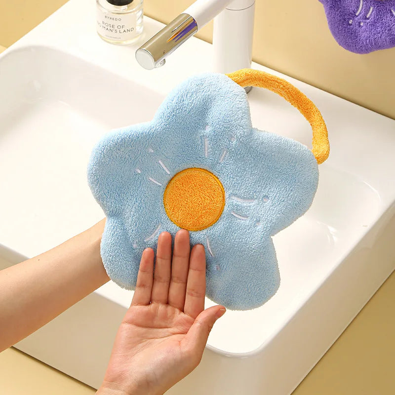 Hanging Bloom Towel - Quick Dry Hand Towels
