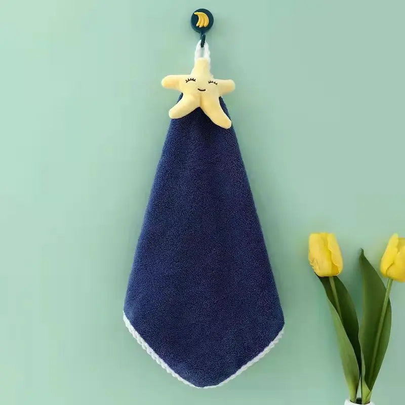 BubbleBuddy Towel - Coral Fleece Hangable Towel