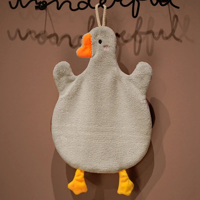 Quack & Dry Towel - Cartoon Goose Hand Towel