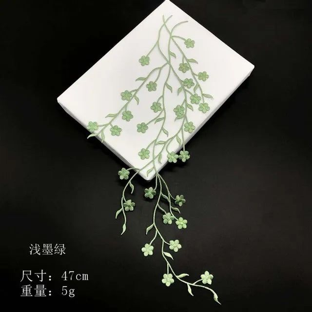 Petal Plum – 3D Embroidery Iron-On Patch