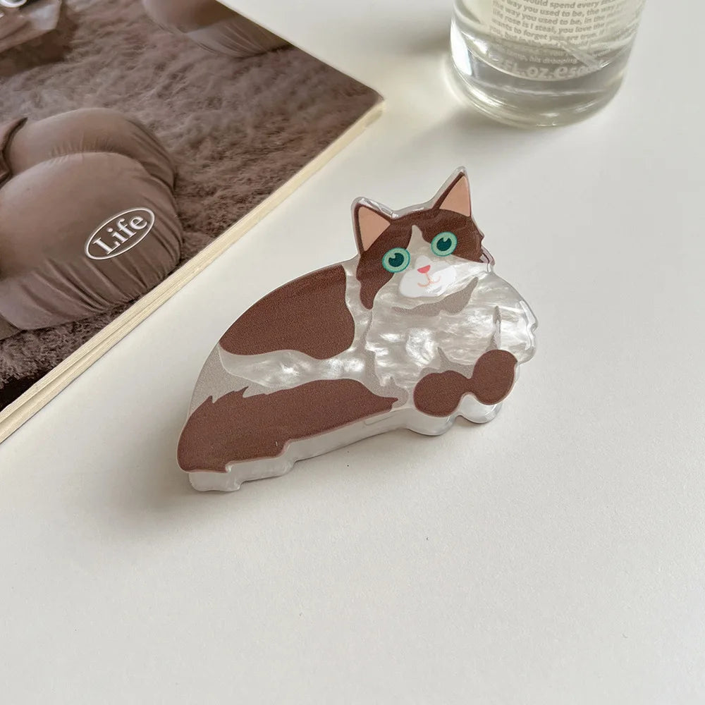 Purrfect Paw Clip - 1pc cute cat hairpin