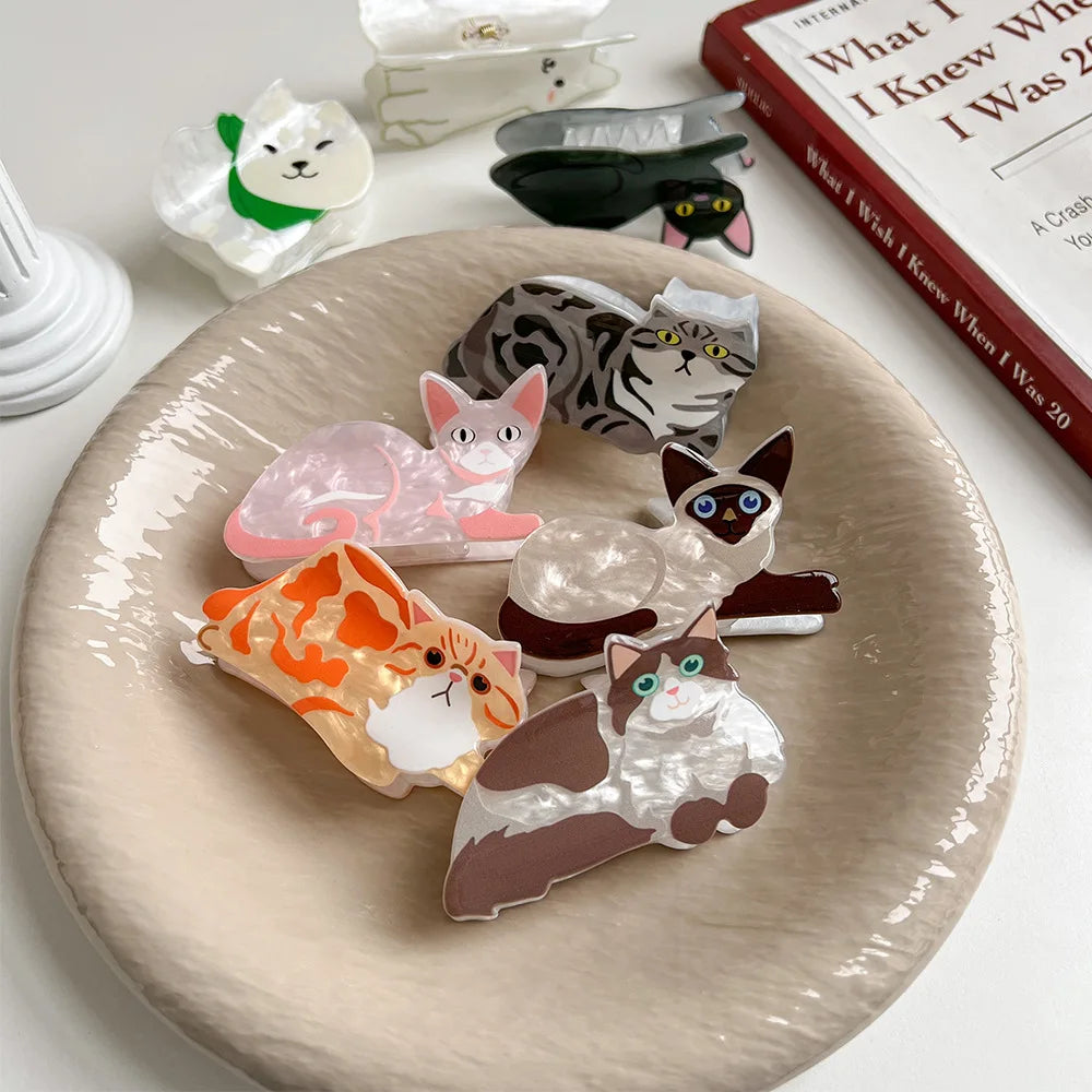 Purrfect Paw Clip - 1pc cute cat hairpin