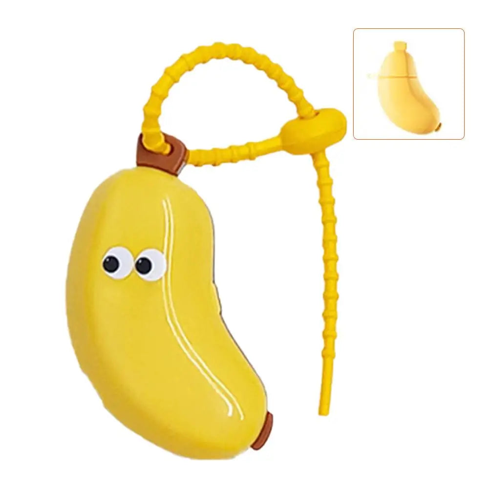 FreshPeel Portable Toothbrush Holder - Must-have Toothbrush Protective Cap Cute Banana Brush Cap Case