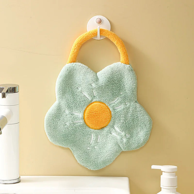 Hanging Bloom Towel - Quick Dry Hand Towels