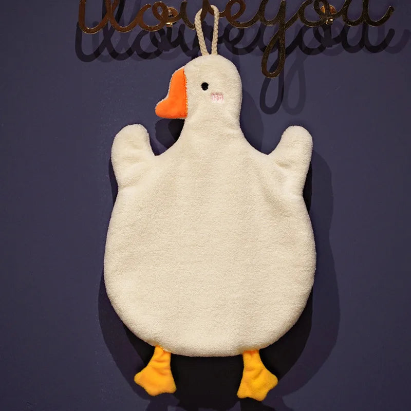 Quack & Dry Towel - Cartoon Goose Hand Towel