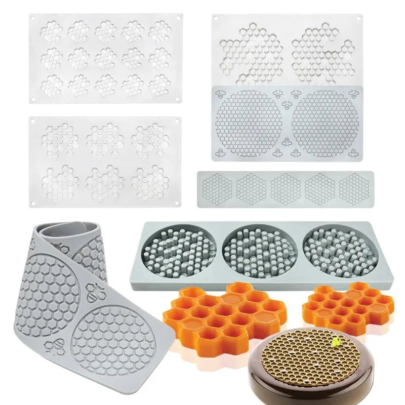 NectarDrip Silicone Form - Honeycomb Mousse Mold