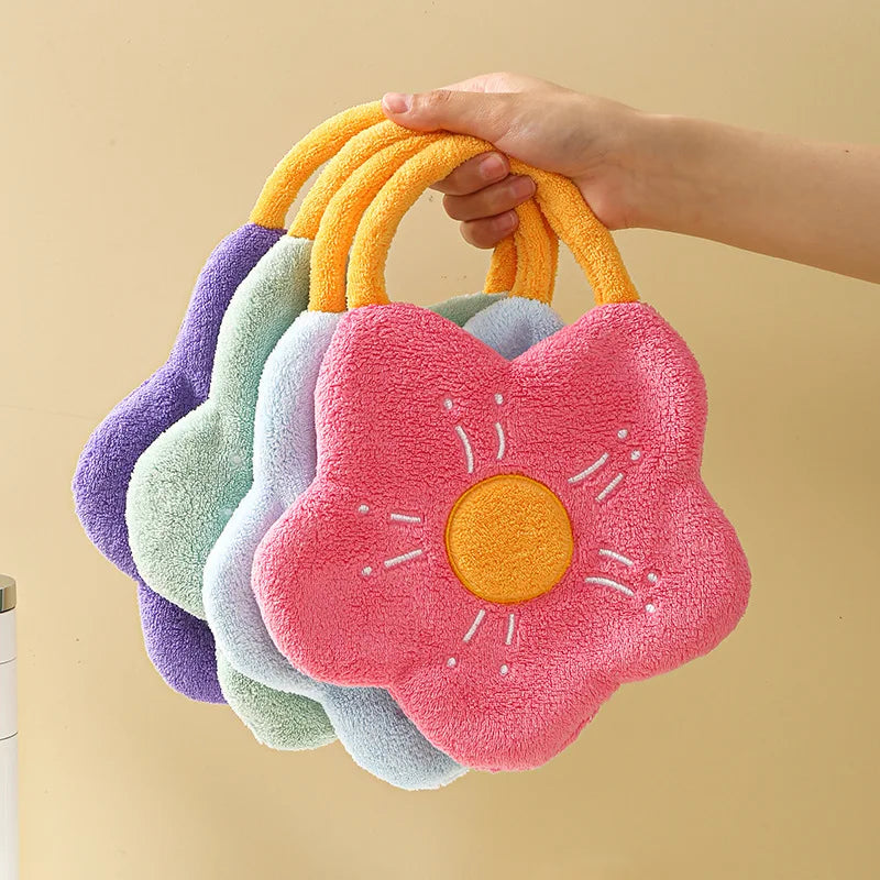Hanging Bloom Towel - Quick Dry Hand Towels