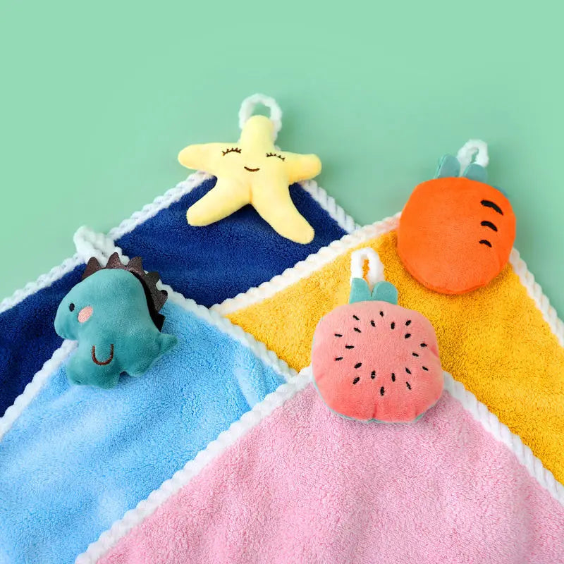 BubbleBuddy Towel - Coral Fleece Hangable Towel