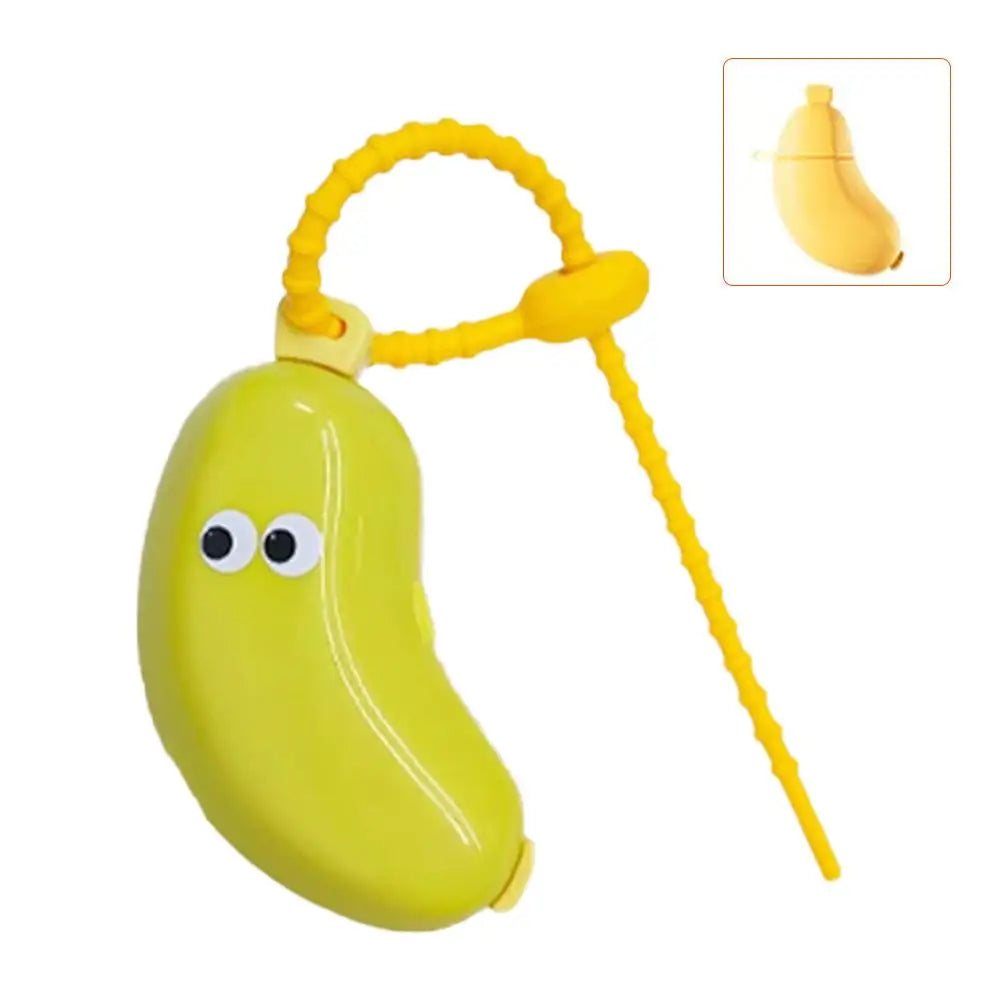 FreshPeel Portable Toothbrush Holder - Must-have Toothbrush Protective Cap Cute Banana Brush Cap Case
