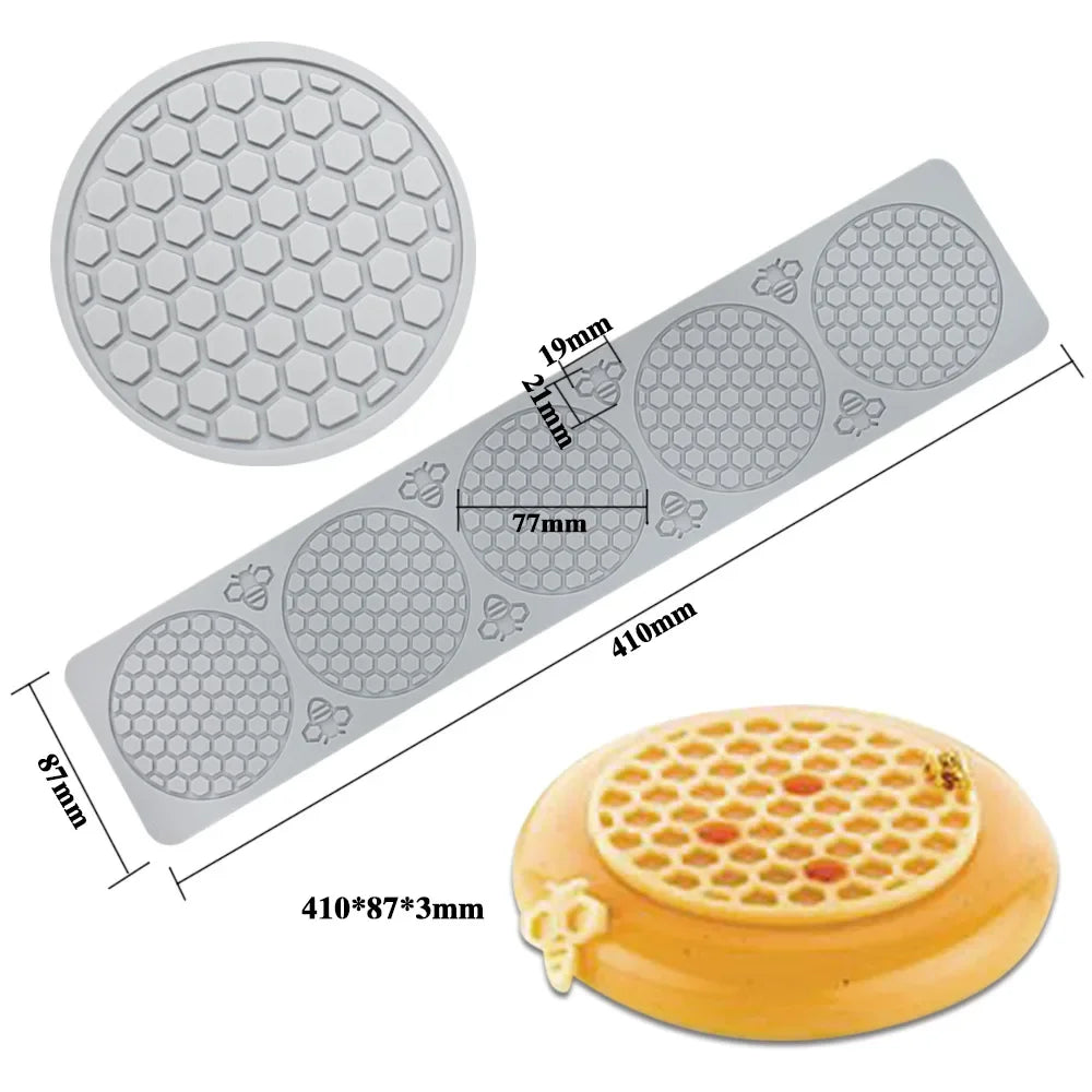 NectarDrip Silicone Form - Honeycomb Mousse Mold