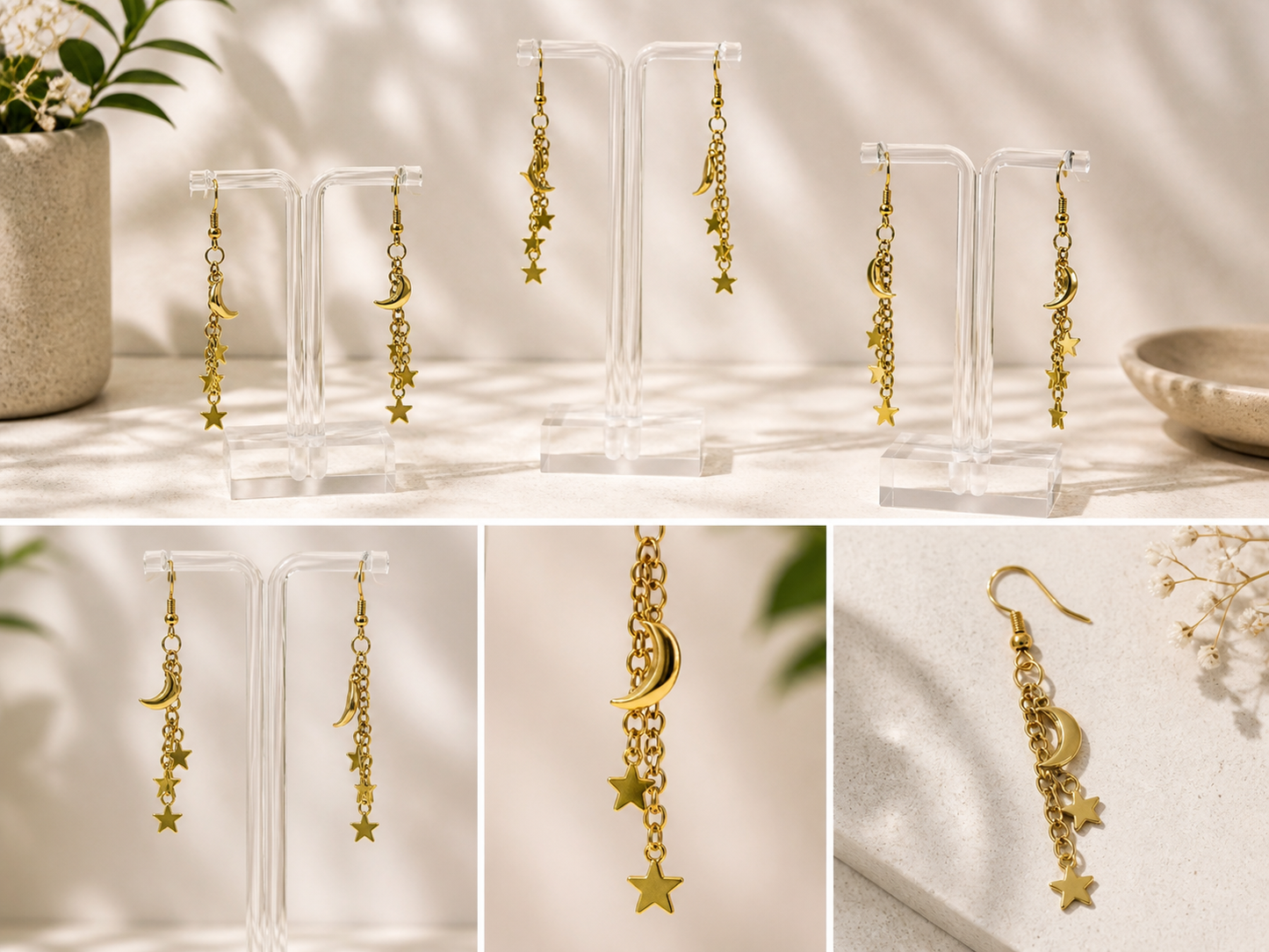 Adorablis Dangly Earrings – Cute Charm Drop Earrings