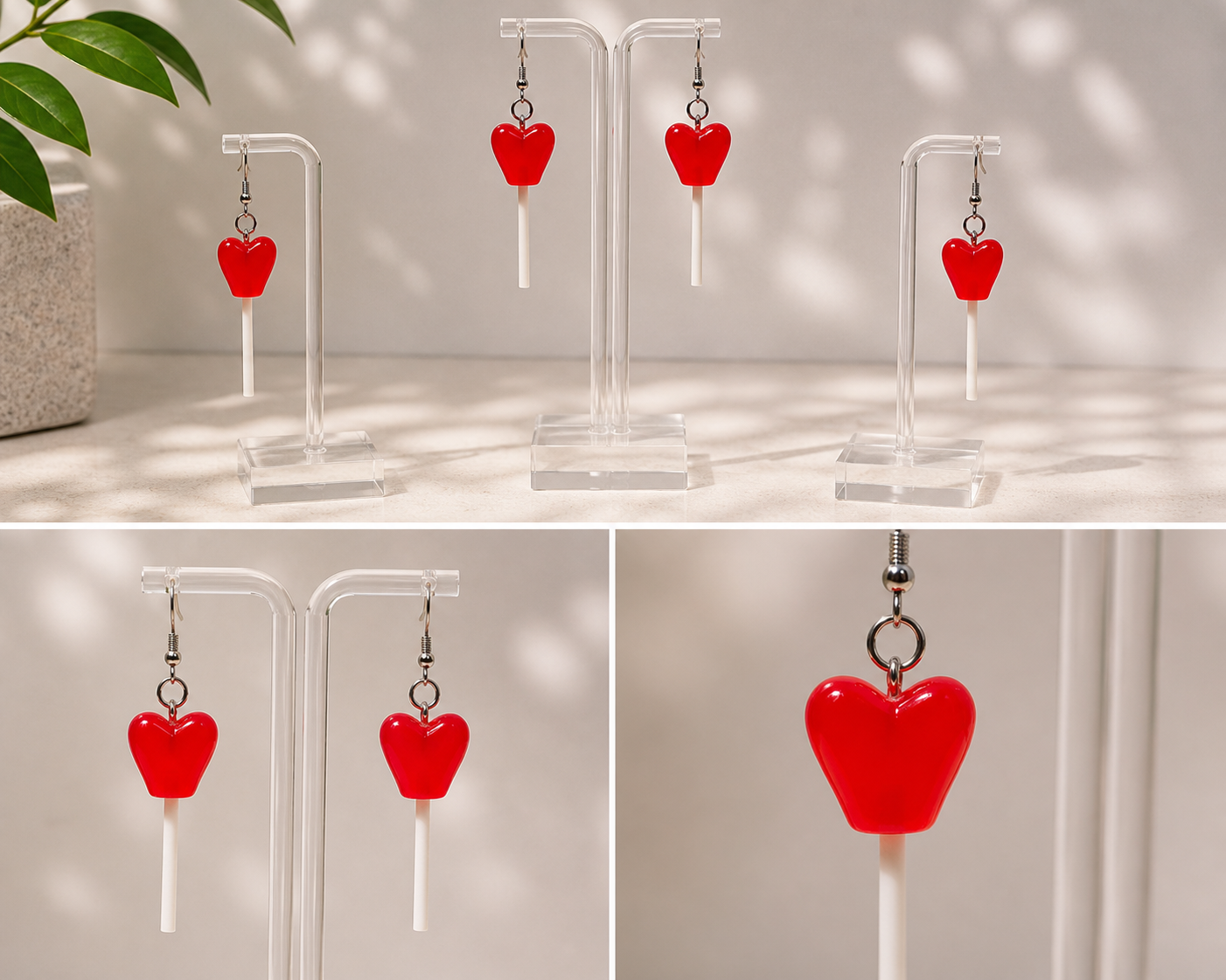 Adorablis Dangly Earrings – Cute Charm Drop Earrings