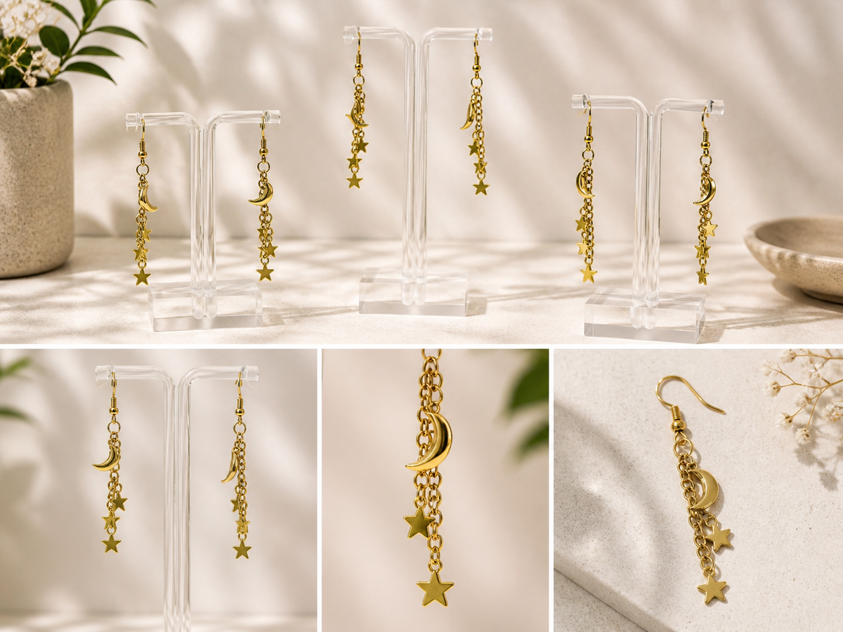Dangly Charm Pop - Earrings
