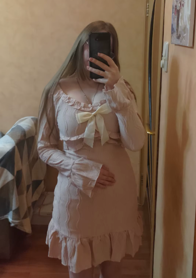 Rosé Flare Dress - New Pink Sweet Slim Y2k Mini Dress French Elegant Flare Sleeve Dress Party Casual One Piece Dress