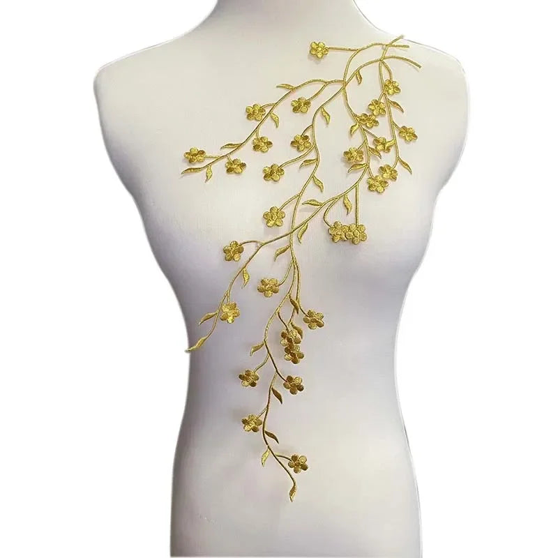 Petal Plum – 3D Embroidery Iron-On Patch