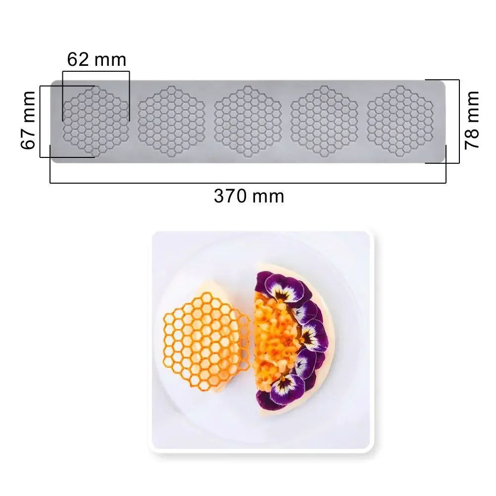 NectarDrip Silicone Form - Honeycomb Mousse Mold