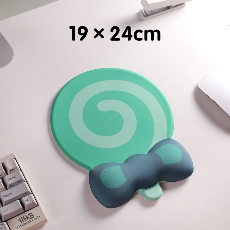 Sugar Swirl - Candy Shaped Keyboard Hand Support and Mouse Pad