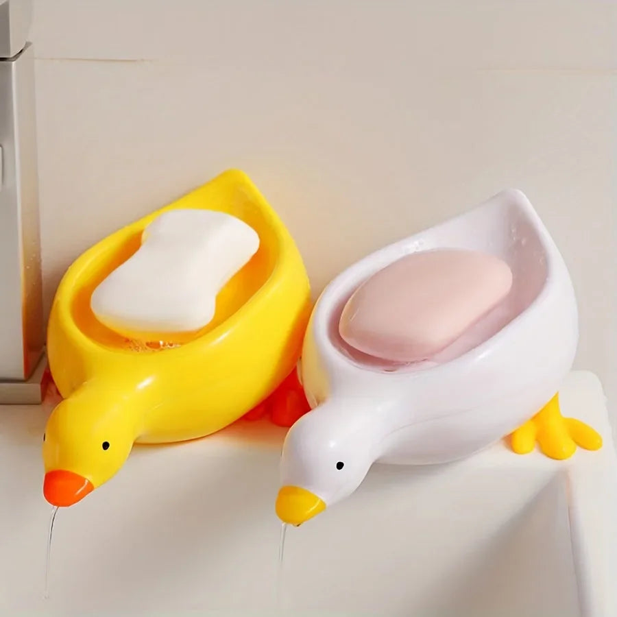 DuckyDrip Rack - Cute Duck-Shaped Soap Tray