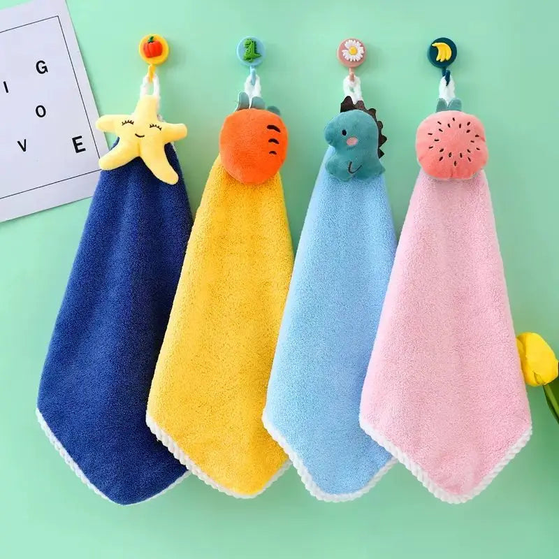 BubbleBuddy Towel - Coral Fleece Hangable Towel