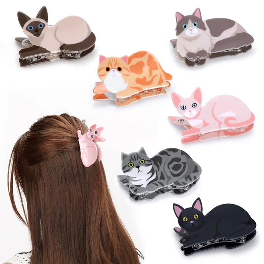 Purrfect Paw Clip - 1pc cute cat hairpin
