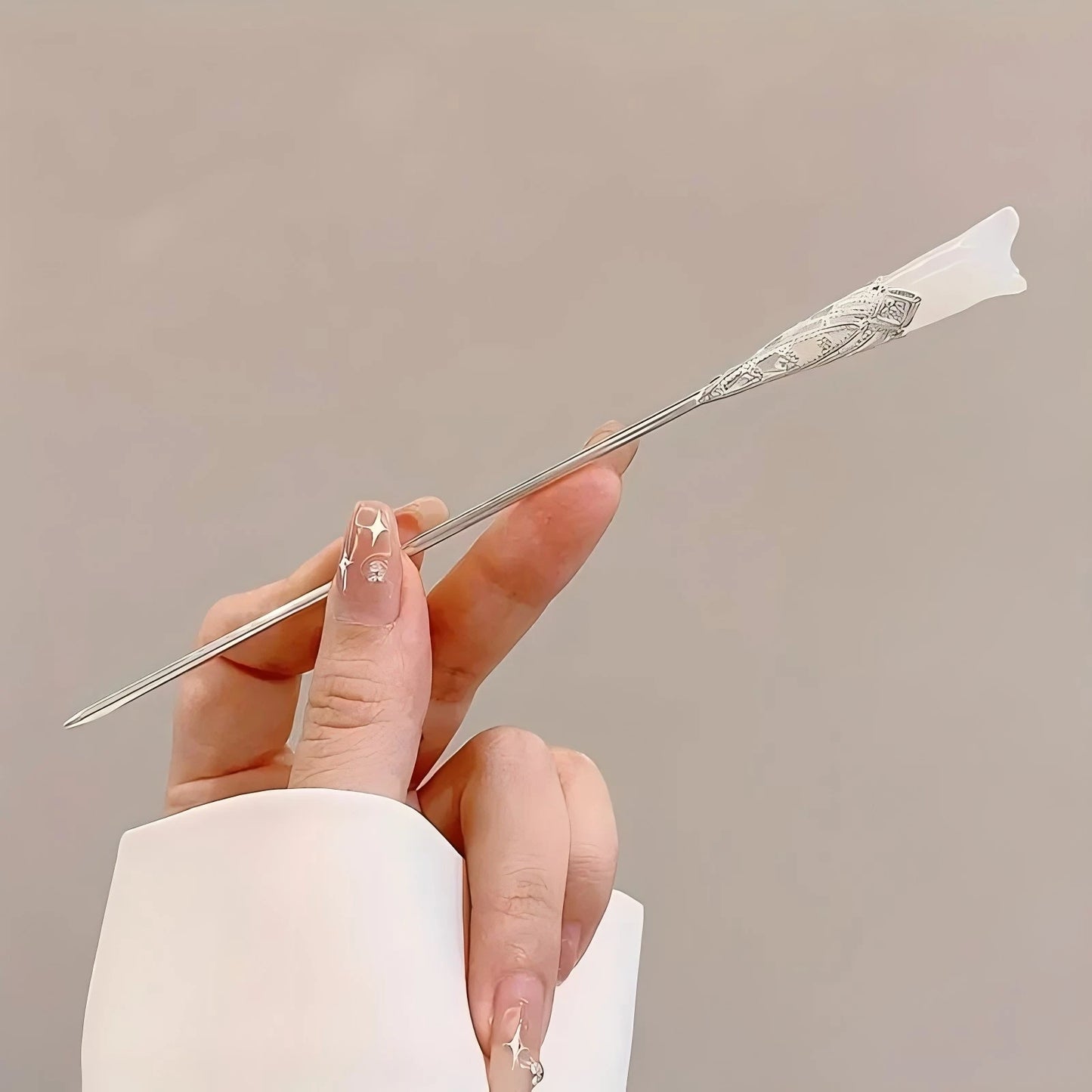 LotusWhisper Hairpin - Elegant Hair Clip Tassel Hair Stick Traditional Floral Design Hairstyle Accessory, Women Jewelry Hairpin, Hairneedle