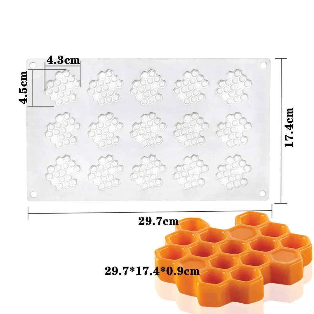 NectarDrip Silicone Form - Honeycomb Mousse Mold