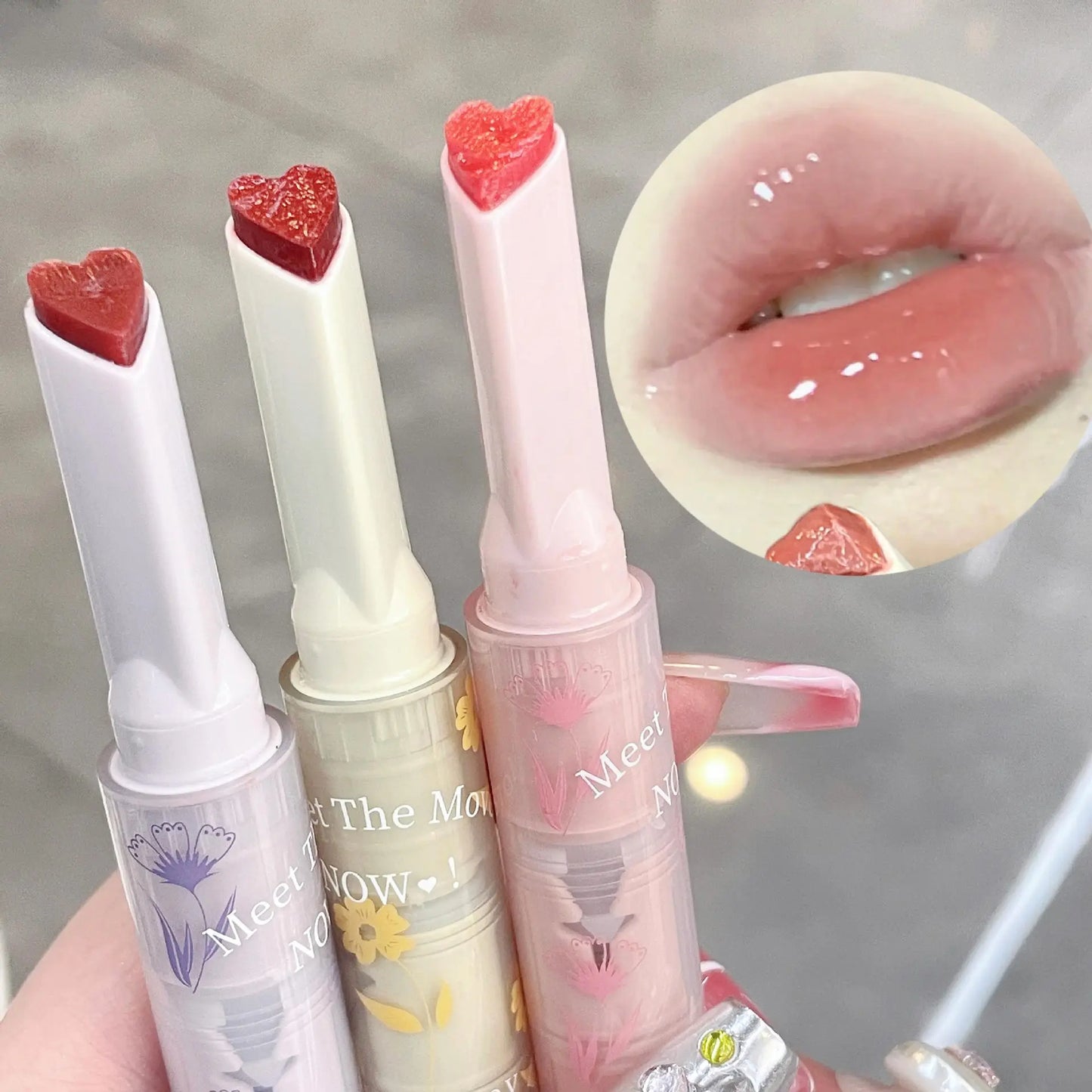 LoveBeam Lip Lacquer - Water-light Lip Glaze Mirror Glitter Lip Tint