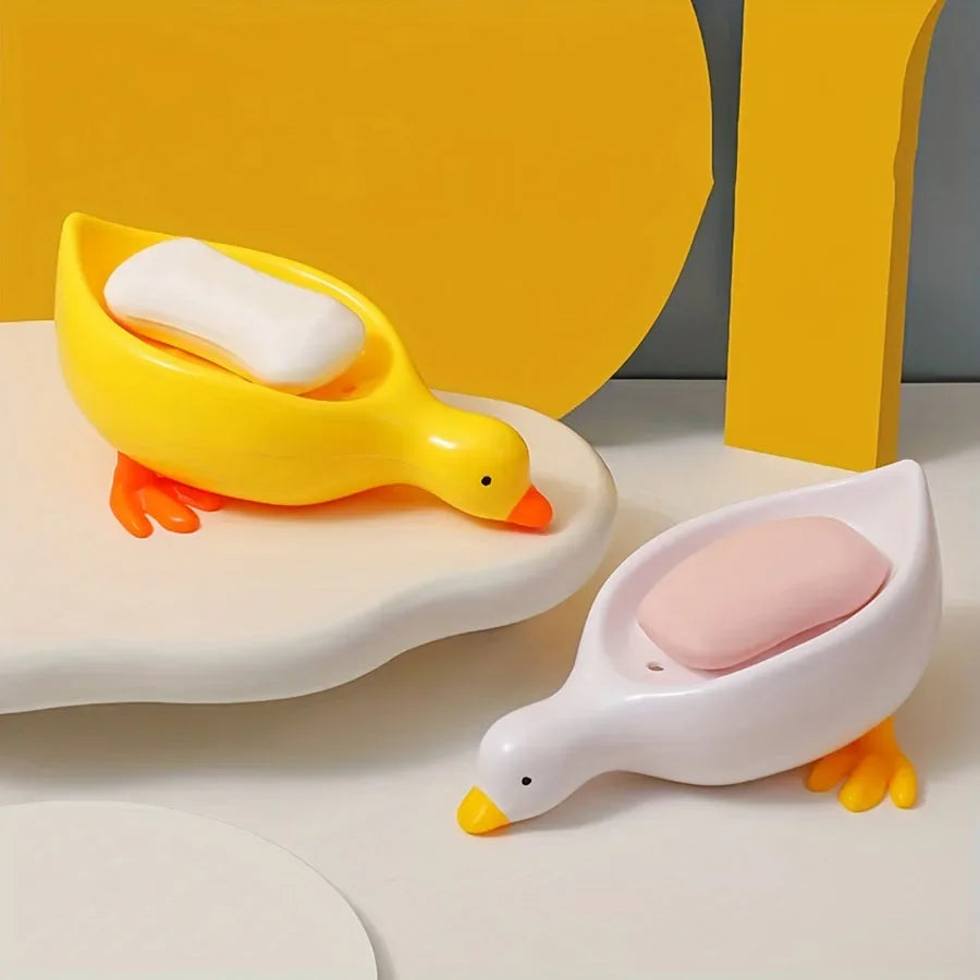 DuckyDrip Rack - Cute Duck-Shaped Soap Tray
