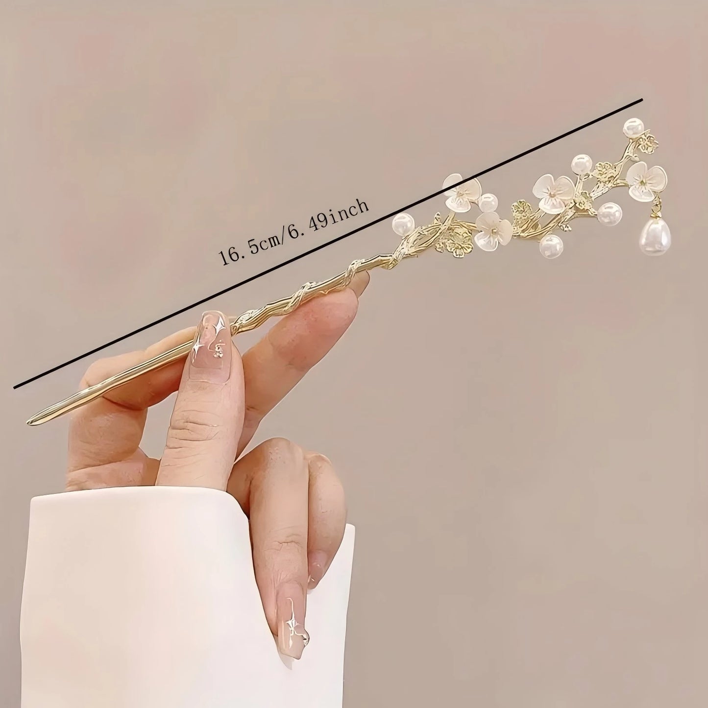 LotusWhisper Hairpin - Elegant Hair Clip Tassel Hair Stick Traditional Floral Design Hairstyle Accessory, Women Jewelry Hairpin, Hairneedle