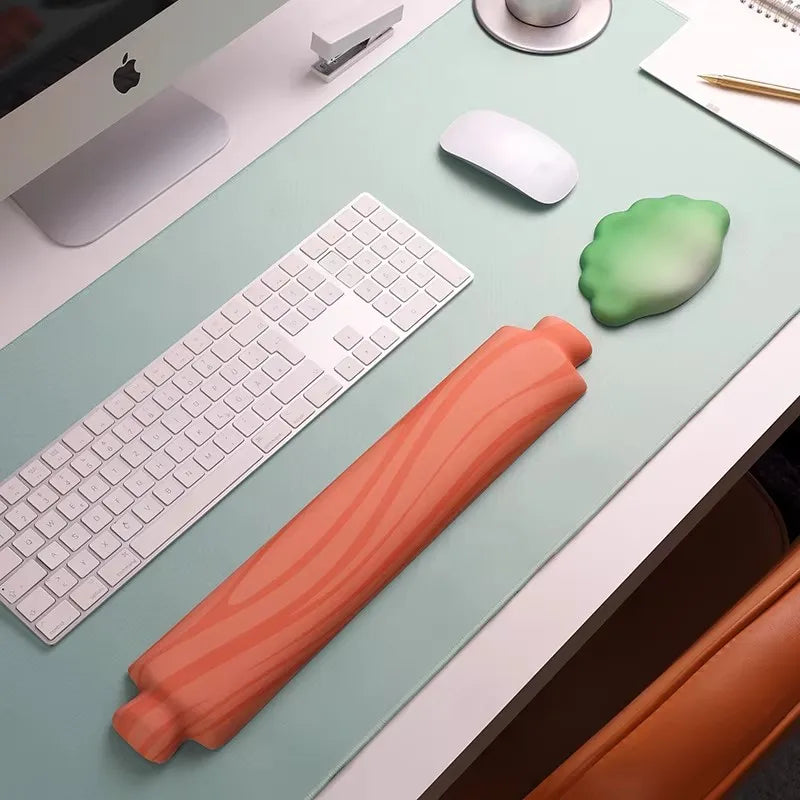 Steamed Dumpling Support Wrist Rest - Dumpling Silicone Wrist Protector and Mouse Pad