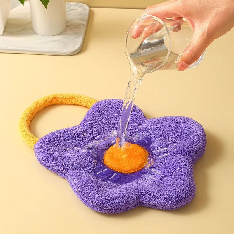 Hanging Bloom Towel - Quick Dry Hand Towels