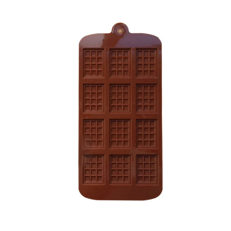 ChocoBlock Silicone Mold - 12 Even Chocolate Silicone Mold