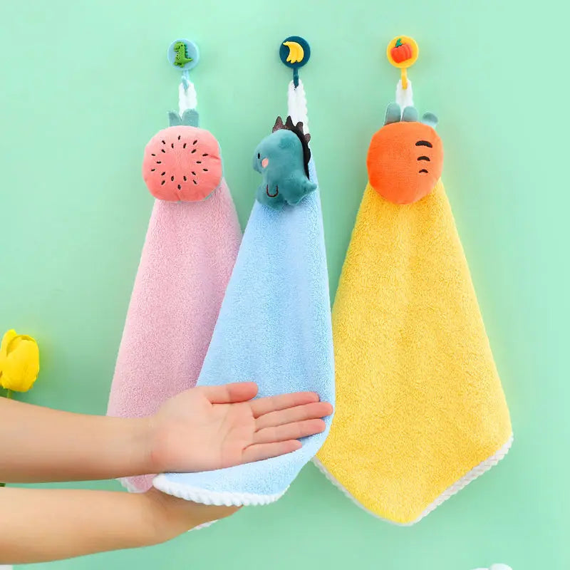 BubbleBuddy Towel - Coral Fleece Hangable Towel
