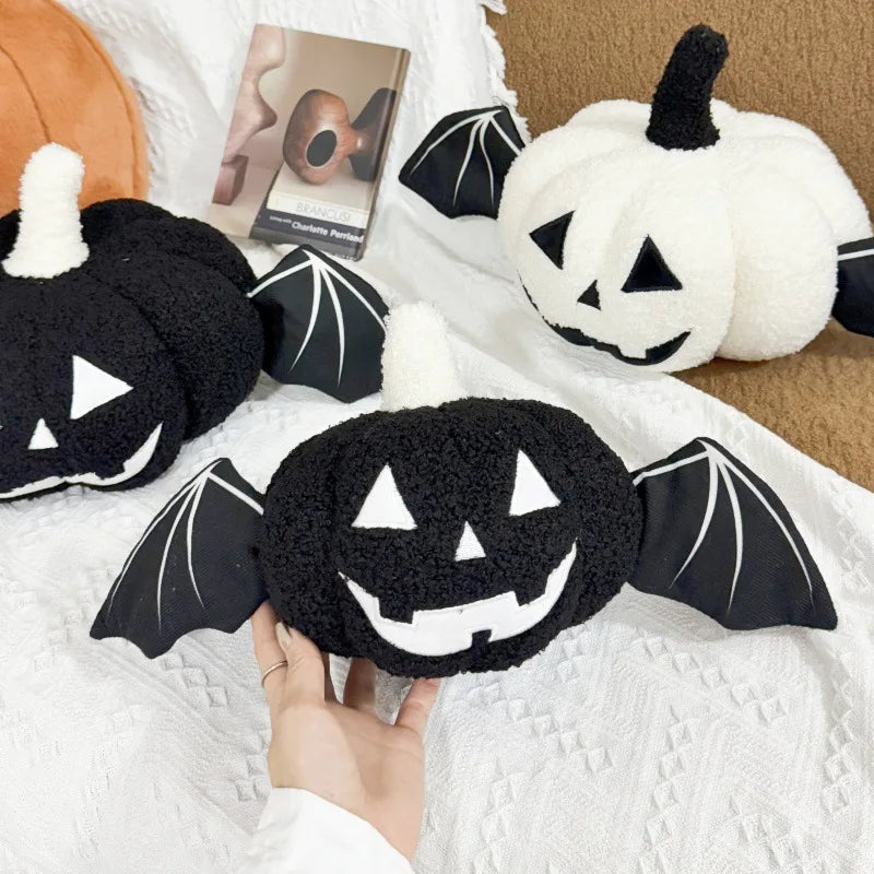 BooCrew Plush - Festive Halloween Pumpkin Plush Pillow Soft Cushion Set Ghost Toy Gift Creative Home Decor for Kids Adults Party Essentials