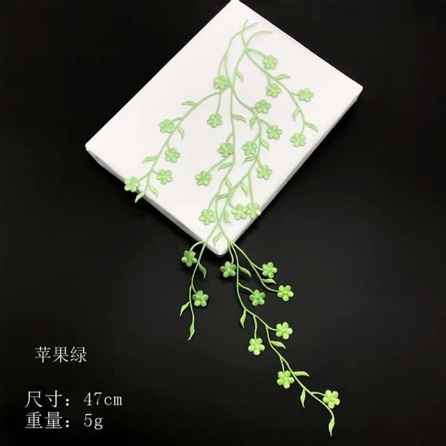 Petal Plum – 3D Embroidery Iron-On Patch