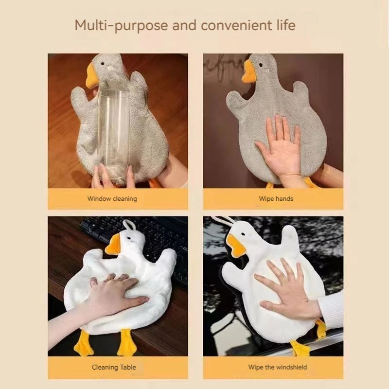 Quack & Dry Towel - Cartoon Goose Hand Towel