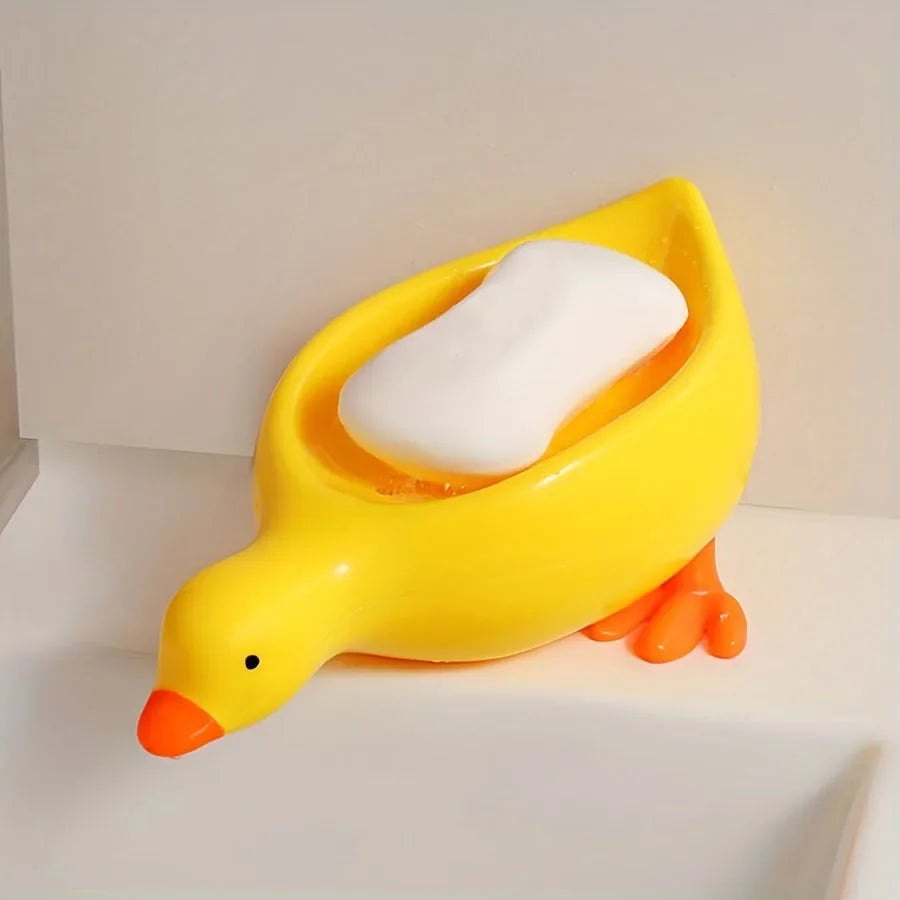 DuckyDrip Rack - Cute Duck-Shaped Soap Tray