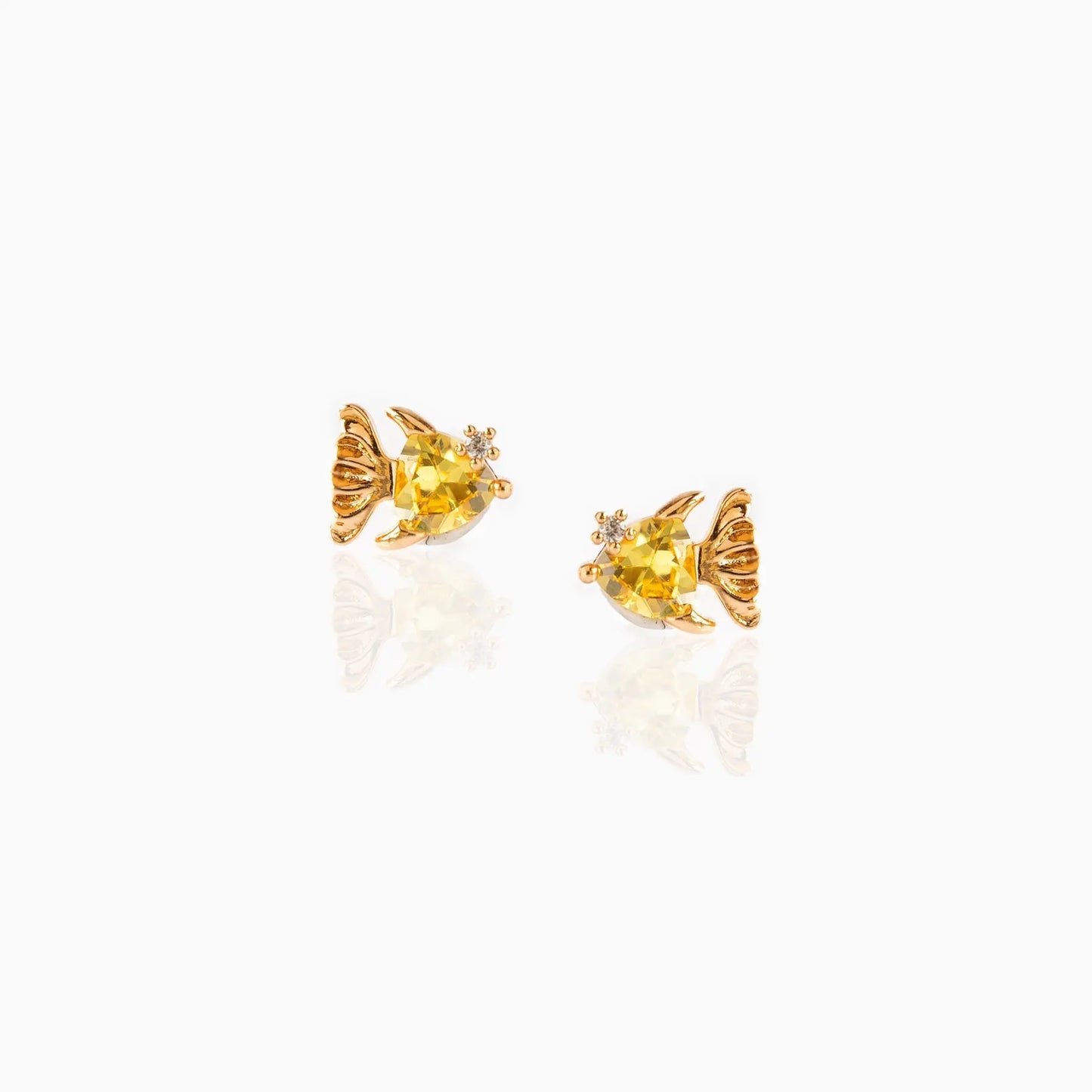 Ocean Tide Treasure Earrings - Cute Sea Marine Animal Zircon Stud Earrings Jewelry