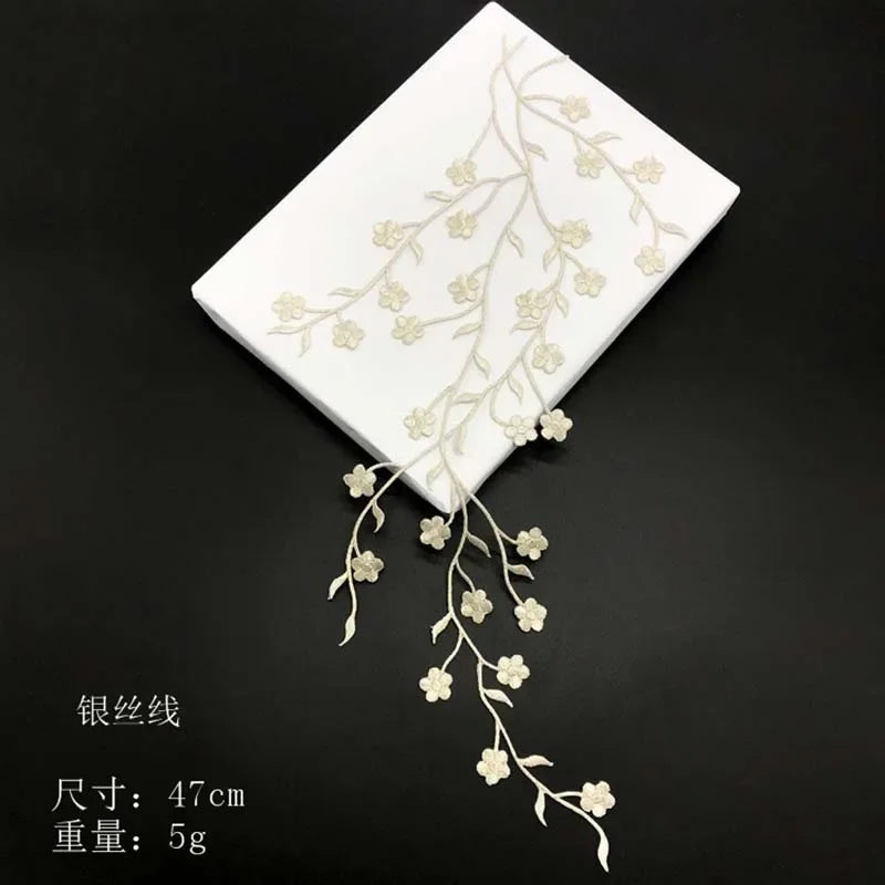 Petal Plum – 3D Embroidery Iron-On Patch