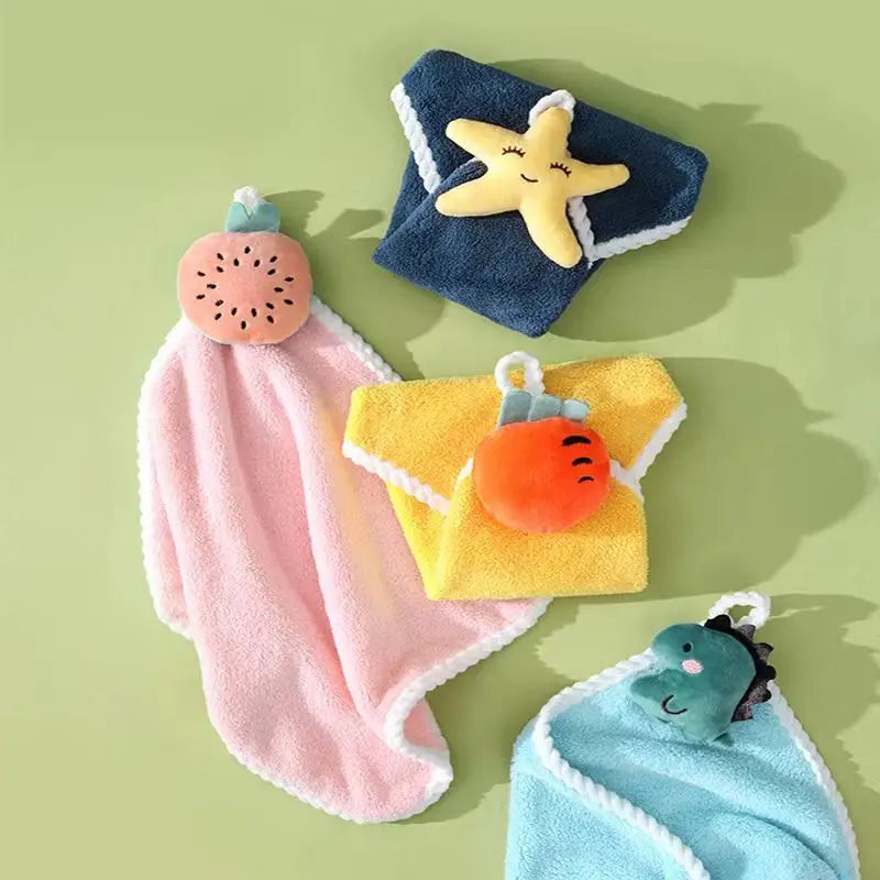 BubbleBuddy Towel - Coral Fleece Hangable Towel