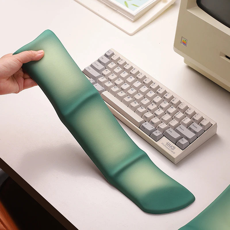 ZenBamboo Wrist Haven - Silicone Wrist Mouse Pad Memory Foam Keyboard Hand Rest