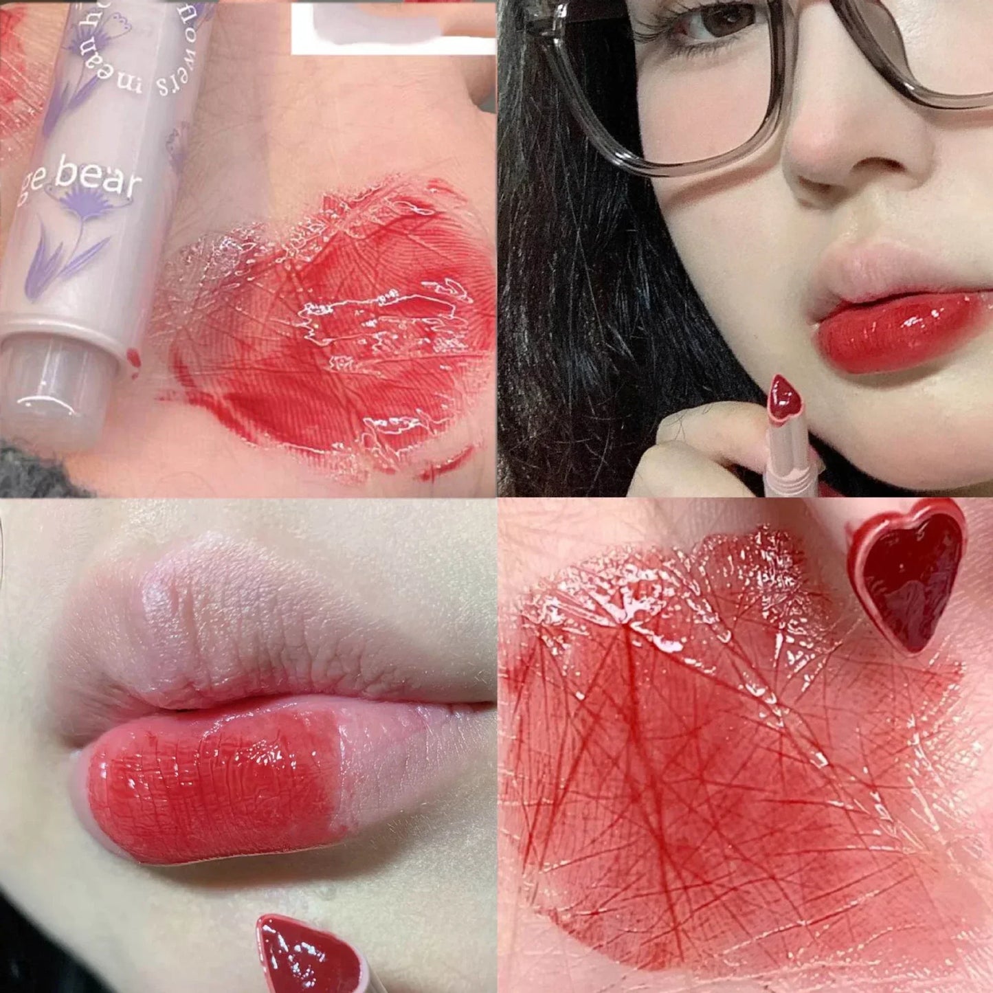 LoveBeam Lip Lacquer - Water-light Lip Glaze Mirror Glitter Lip Tint