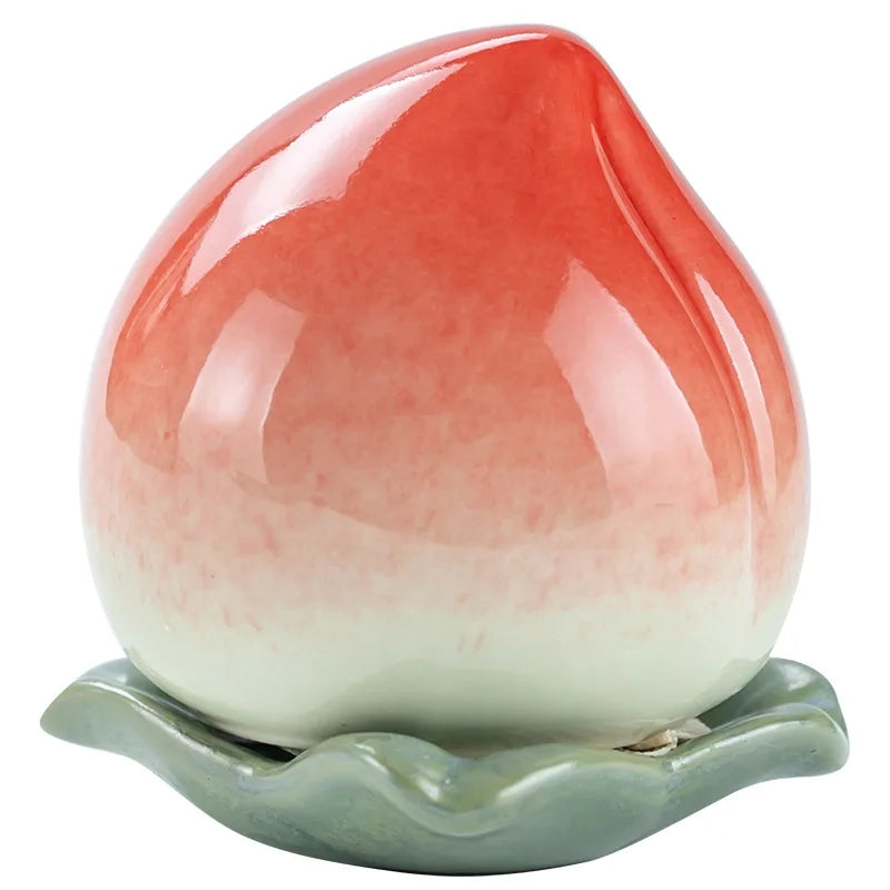 Peachy Keepsake Jar - Fruit Storage Tank Ceramic
