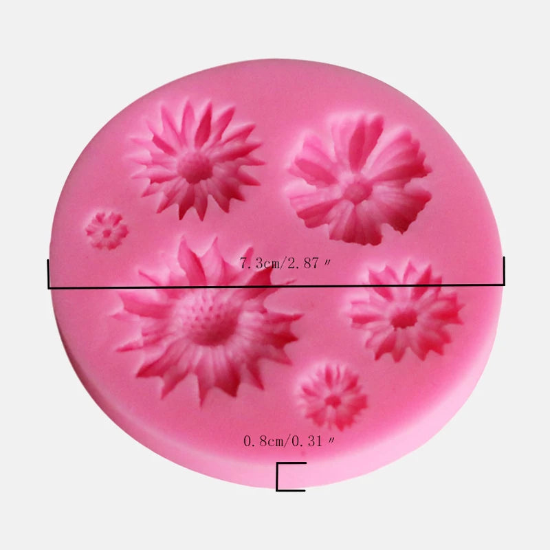 BloomCraft Silicone Molds - 3D Flower Silicone Molds