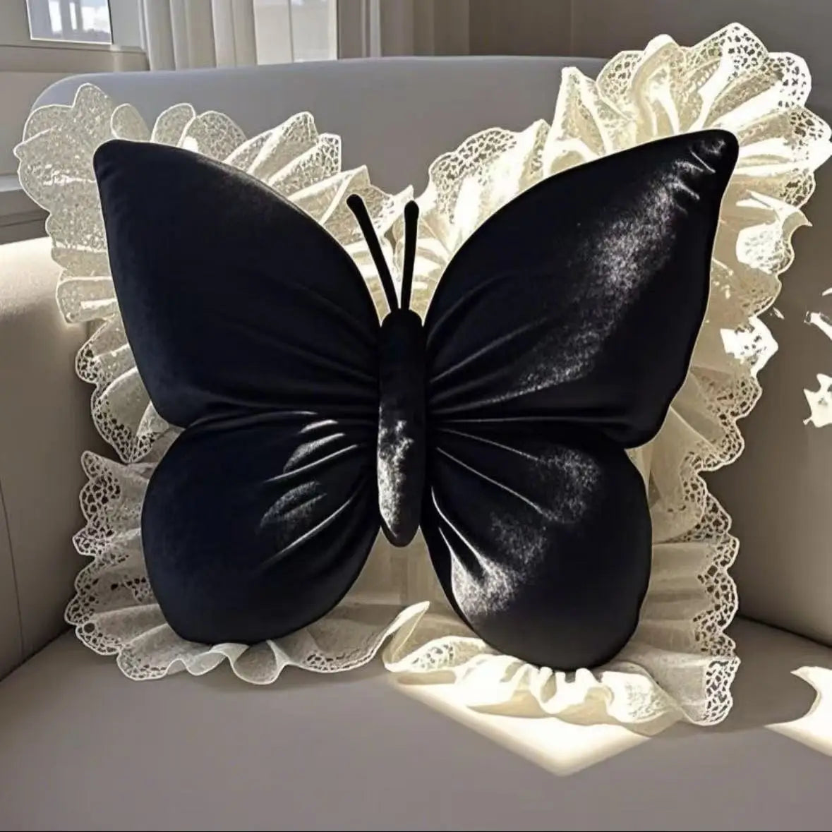 ButterflyDream Cushion - Princess Butterfly Pillow for  Office, Living Room, Bedroom, Car, Sofa Cushion