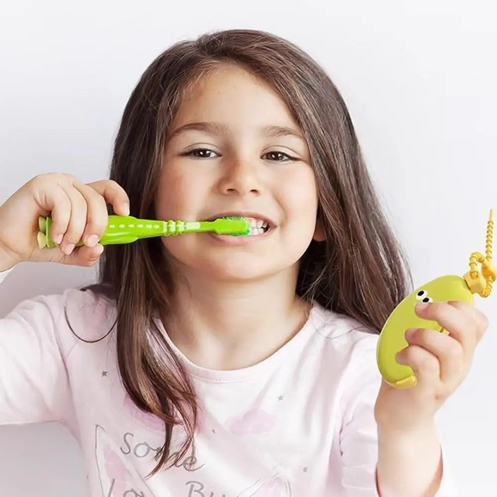 FreshPeel Portable Toothbrush Holder - Must-have Toothbrush Protective Cap Cute Banana Brush Cap Case