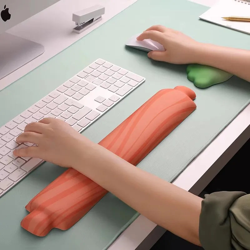Steamed Dumpling Support Wrist Rest - Dumpling Silicone Wrist Protector and Mouse Pad