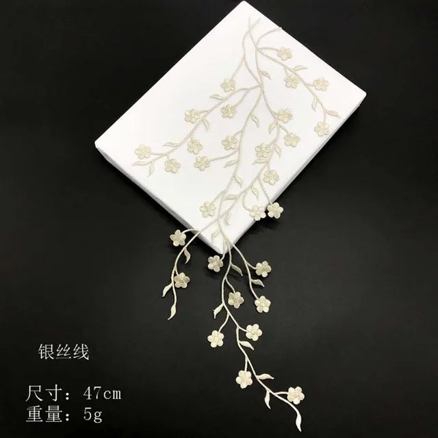 Petal Plum – 3D Embroidery Iron-On Patch