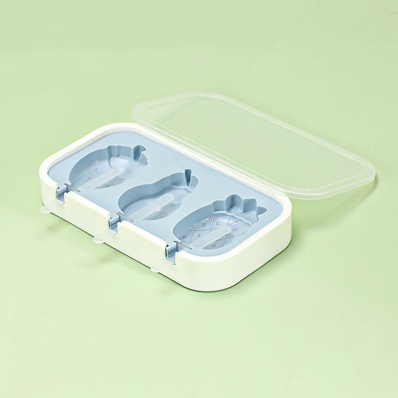 PopsiclePal Set - Popsicles Molds Kids, Baby, Cute Shapes Silicone Mini Popsicle Molds BPA Free Reusable Ice Cream Mold Popsicle Maker Set