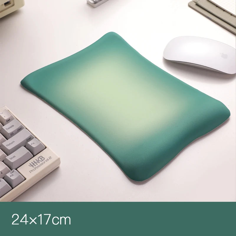 ZenBamboo Wrist Haven - Silicone Wrist Mouse Pad Memory Foam Keyboard Hand Rest